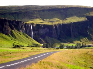 The view along the Ring Road, Southern Iceland